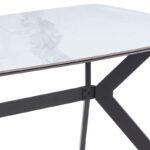 Τραπεζι Τραπεζαριας Fylliana FL202 Λευκο Χρωμα 160x90x75εκ - Image 4