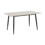 Τραπεζι Τραπεζαριας Fylliana 802 Λευκο Χρωμα 140x80x75εκ