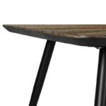 Τραπεζι Τραπεζαριας Fylliana Gaia Καφε Χρωμα 150x90x76εκ - Image 3