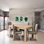 Τραπεζι Τραπεζαριας Itaka Grey Oak Χρωμα 135x80x75εκ - Image 2