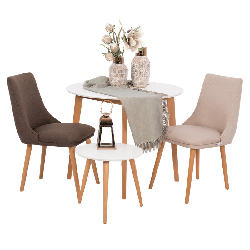 trapezi-trapezarias-mach-s-leyko-stroggylo-9075-1 Τραπεζι Τραπεζαριας Fylliana Μαχ S Λευκο Στρογγυλο 90x75εκ - Image 1
