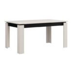 Τραπεζι Τραπεζαριας Marron Cashmere-Μαυρο 160x90x77εκ