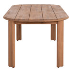 Τραπεζι Τραπεζαριας Οβαλ Raikko HM6444 Ξυλο Ακακιας Φυσικο 240x100x75υεκ. - Image 4