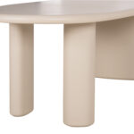 Τραπεζι Τραπεζαριας Fiber Cement Οβαλ Volpe HM6599.02 Μπεζ 240x106x75υεκ - Image 10