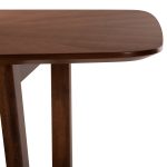 Τραπεζι Τραπεζαριας Riner Ορθογωνιο HM9745 MDF Με Καπλαμα Καρυδιας 180x90x76εκ. - Image 6