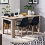 Τραπεζι Τραπεζαριας Oscar Ts 160 Grey Oak 160,5x90x76,5εκ - Image 2