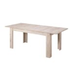 Τραπεζι Τραπεζαριας Oscar Ts 160 Grey Oak 160,5x90x76,5εκ - Image 3