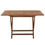 Τραπεζι Τραπεζαριας Kendall Πτυσσομενο HM9542 Teak Σε Φυσικο Χρωμα 120x80x75yεκ. - Image 3