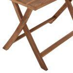 Τραπεζι Τραπεζαριας Kendall Πτυσσομενο HM9542 Teak Σε Φυσικο Χρωμα 120x80x75yεκ. - Image 7