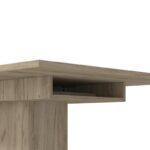 Τραπεζι Τραπεζαριας Ανοιγομενο Sabrina Grey Oak Χρωμα 160(200)x92x76εκ - Image 5