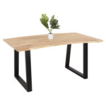 Τραπεζι Τραπεζαριας Sofia Slim HM8500.21 Μασιφ Ξυλο Ακακιας 160x92x78υεκ.