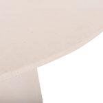 Τραπεζι Τραπεζαριας Στρογγυλο Seppo HM18154.02 Fiber Cement λευκο--φ119,5x75,5υεκ. - Image 9