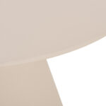 Τραπεζι Τραπεζαριας Fiber Cement Στρογγυλο Raiko HM6573.02 Μπεζ φ130x75υεκ - Image 5