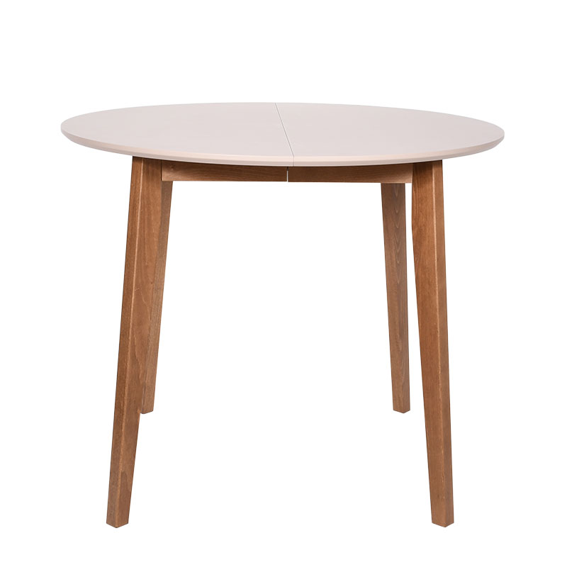 trapezi-trapezarias-stroggylo-me-epektasi-max-s-904075-machiato-2 Τραπεζι Τραπεζαριας Στρογγυλο Με Επεκταση Fylliana Max S 90+40*75 Macchiato - Image 1