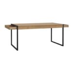 Τραπεζι Τραπεζαριας Terrano Riviera Oak Χρωμα 166x90x77εκ - Image 4