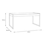 Τραπεζι Τραπεζαριας Terrano Riviera Oak Χρωμα 166x90x77εκ - Image 5