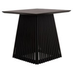 Τραπεζι Τραπεζαριας Τετραγωνο Frantz HM9458.02 Mindi Ξυλο Μαυρο 80x80x78yεκ. - Image 6