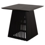 Τραπεζι Τραπεζαριας Τετραγωνο Frantz HM9458.02 Mindi Ξυλο Μαυρο 80x80x78yεκ. - Image 7