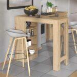 Τραπεζι-Μπαρ Valence Artisan Oak 120x50x105εκ - Image 2