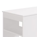 Τραπεζι-Μπαρ Valence Λευκο 120x50x105εκ - Image 4