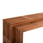 Τραπεζια Σαλονιου Σετ 2τμχ Nya HM9828 Μασιφ Ξυλο Teak Σε Φυσικο 110x30x46υεκ. - Image 4
