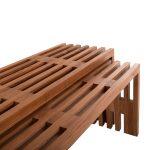 Τραπεζια Σαλονιου Σετ 2τμχ Nya HM9828 Μασιφ Ξυλο Teak Σε Φυσικο 110x30x46υεκ. - Image 6