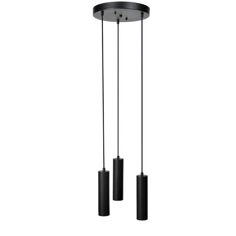 trifoto-kremasto-fotistiko-orofis-fylliana-mayro-chroma-gu10-30x100ek1756815311 Τριφωτο Κρεμαστο Φωτιστικο Οροφης Fylliana Μαυρο Χρωμα GU10 30x100εκ - Image 1