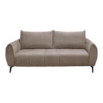 Τριθεσιος Καναπες Fylliana Velton Καφε Χρωμα 222x95x92εκ - Image 2