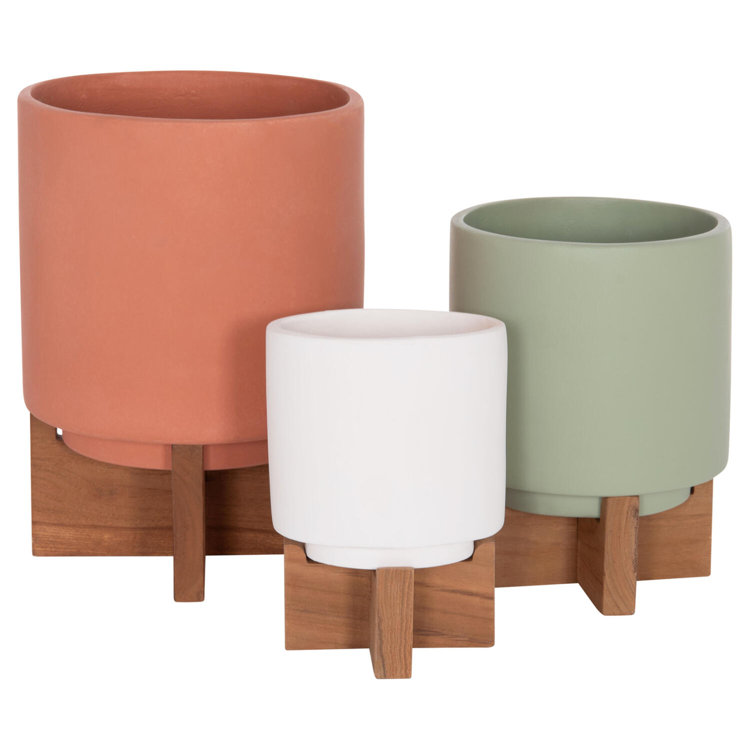 unnamed-file Σετ 3 Γλαστρες Με Teak Βασεις Tanti HM4685 Fiber Cement Σε 3 Χρωματα - Image 1