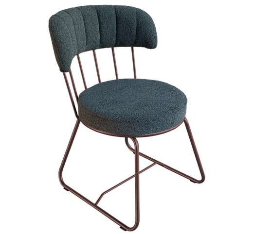 victus-karekla-metallike-28945-102898 Victus Brown Καρέκλα Μεταλλική - Image 1
