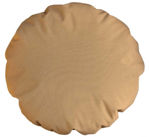 waterproof-round-pouph-28915-109304 Waterproof Round Cappuccino Πουφ Υφασμάτινο - Image 1