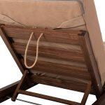 Ξαπλωστρα Ikaria HM10622.04 Πευκο Σε Καρυδι-Μοκα Textileνε-Μαξιλαρι 20εκ. - Image 8