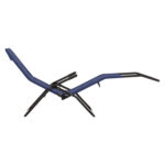 Ξαπλωστρα Κουνιστη Swingsand HM6553.05 Μπλε Textilene--Μαυρο Μεταλλο 143x60x94υεκ - Image 5