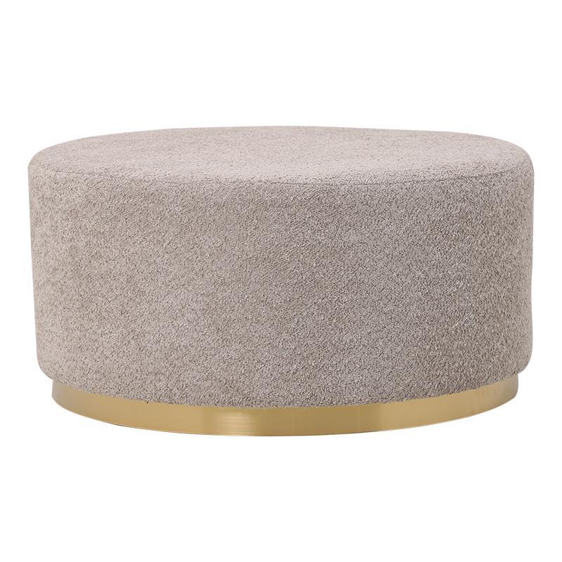 yfasmatino-stroggylo-skampo-fylliana-22283-sand-chroma-me-chrysi-basi-80x80x41ek1699453802 Υφασματινο Στρογγυλο Σκαμπο Fylliana Alto Μπεζ Χρωμα Με Χρυση Βαση 80x80x41εκ - Image 1