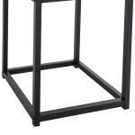 Ζιγκον Grelay 2 Τεμ MDF Οψη Μαρμαρου & Μεταλλο HM8762.13 45χ45χ50εκ. & 37χ37χ43 Εκ. - Image 5