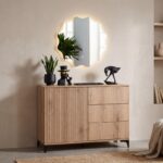 Κομοτα Fylliana Alicante Natural Canella Oak Χρωμα 106x40x84εκ - Image 2